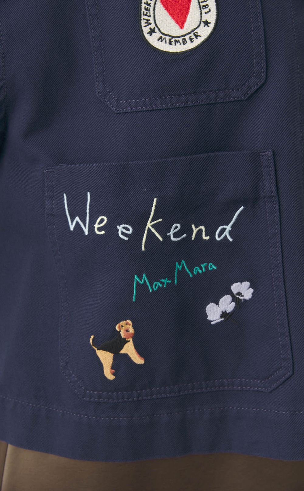 エンブロイダリーコットンワークブルゾン