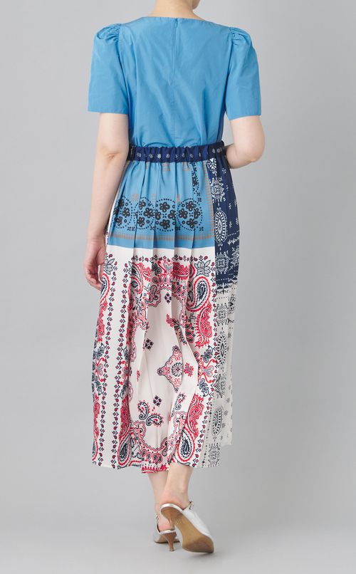 バンダナプリントプリーツスカート