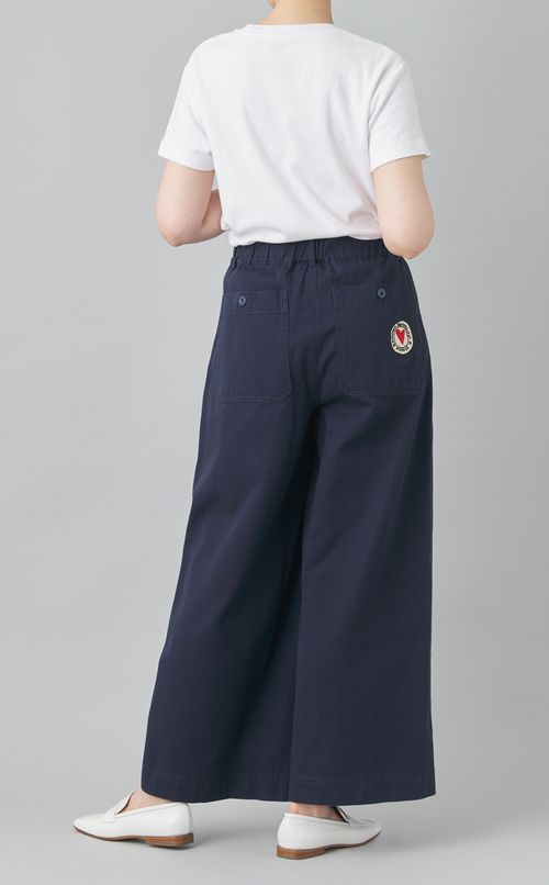 エンブロイダリーコットンワークパンツ