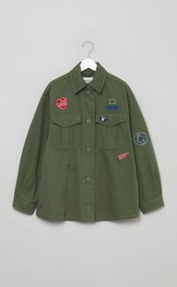 コットンエンブロイダリーワークシャツ
