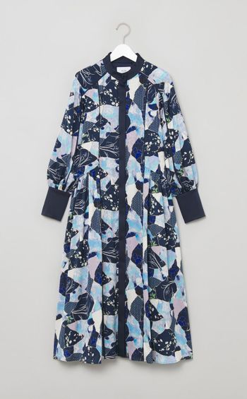 金継ぎプリント2wayドレス