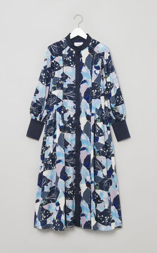 金継ぎプリント2wayドレス