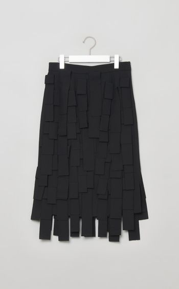 フリンジ Iラインスカート