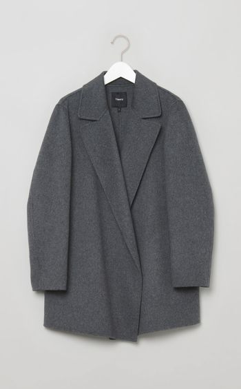 ダブルフェイスジャケットコート