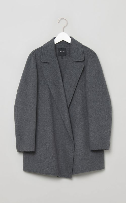 ダブルフェイスジャケットコート