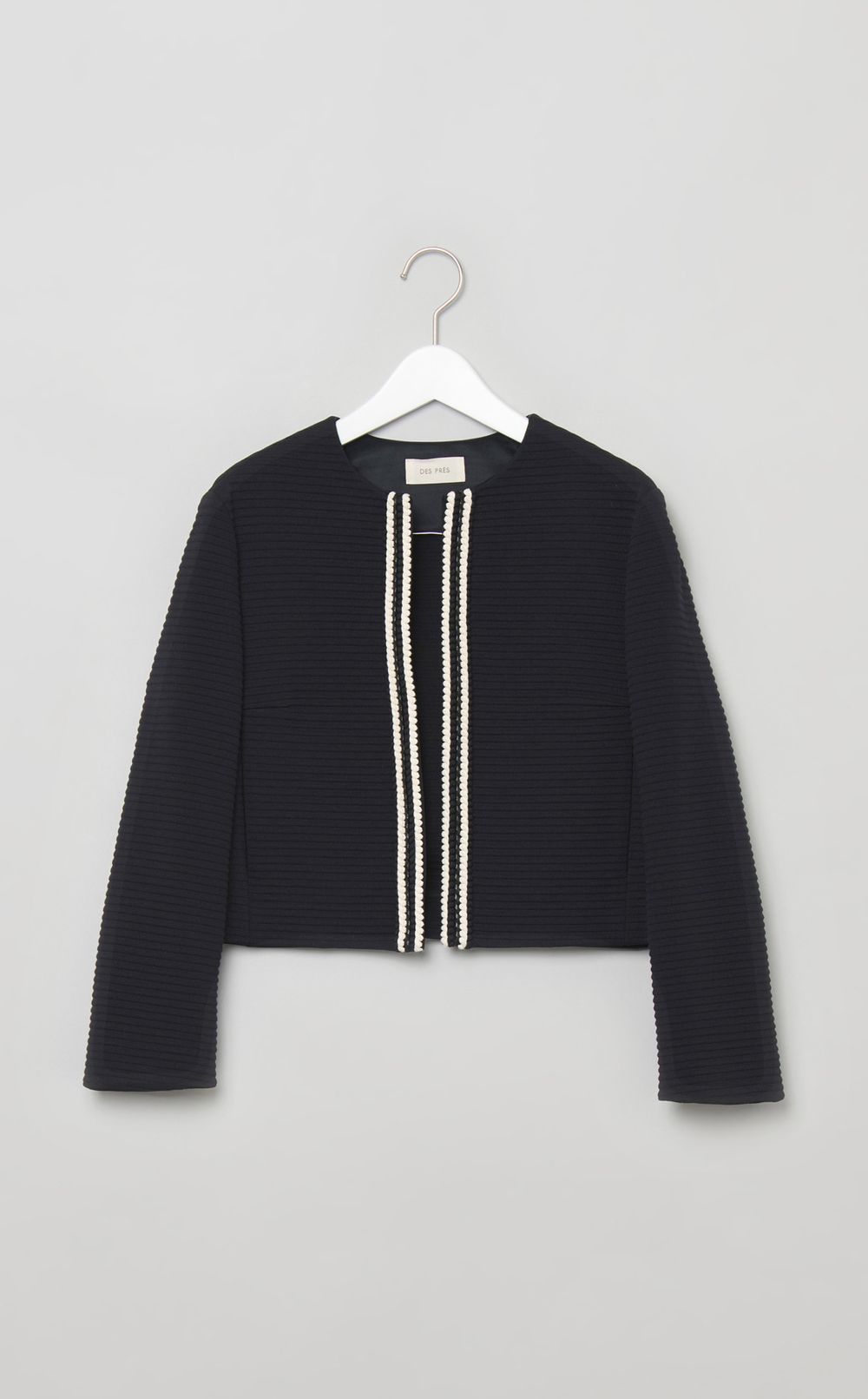 ジャージーノーカラージャケット