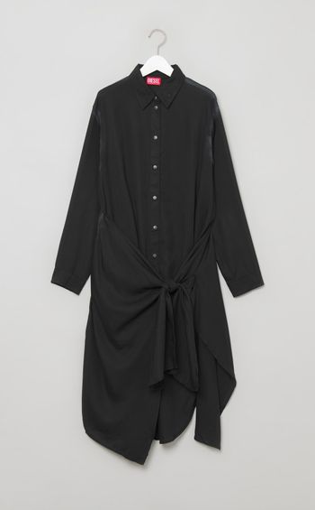 ウェストスリーブシャツワンピース