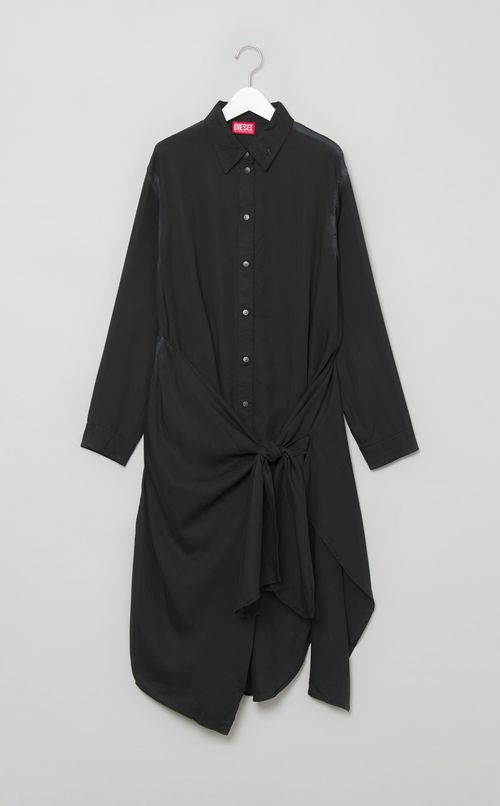 ウェストスリーブシャツワンピース