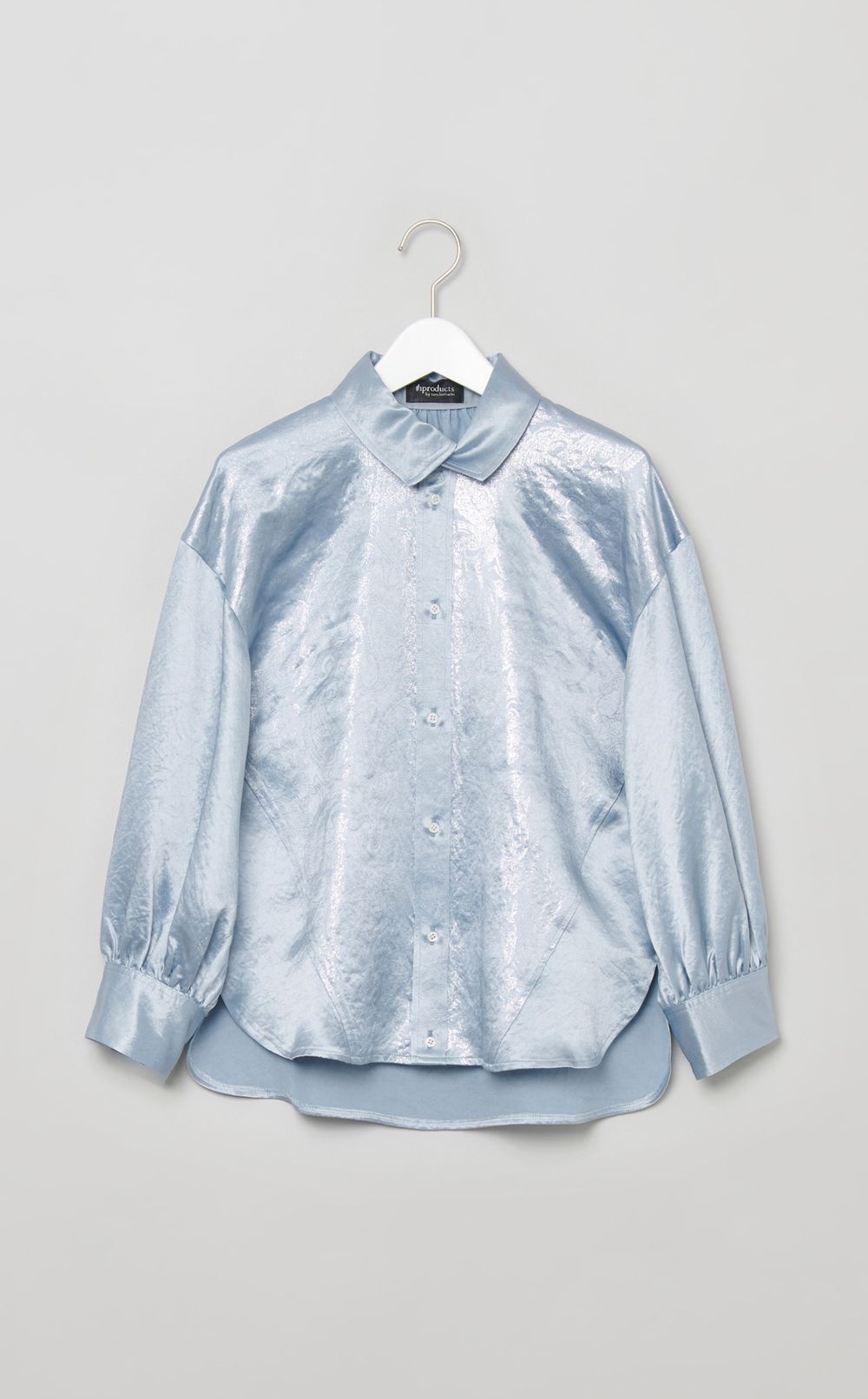 プリントミドルスリーブシャツ