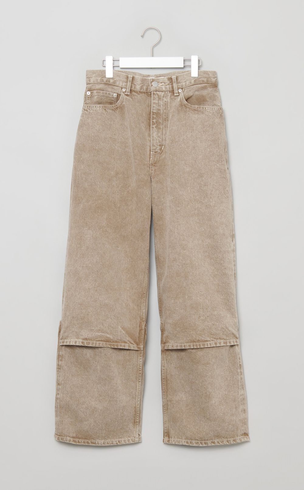 2wayフリップヘムオーガニックデニムパンツ