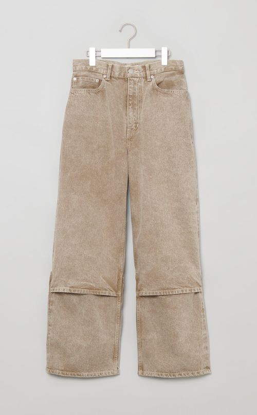 2wayフリップヘムオーガニックデニムパンツ