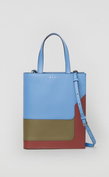 TRUNKレザースモールトートバッグ