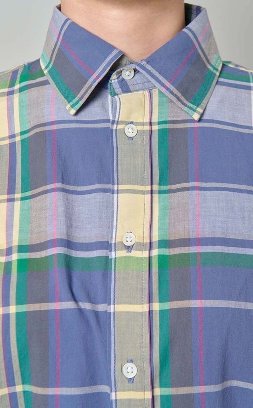 マドラスチェックシャツワンピース