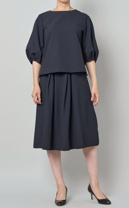 ベルト付サッカーチェックスカート