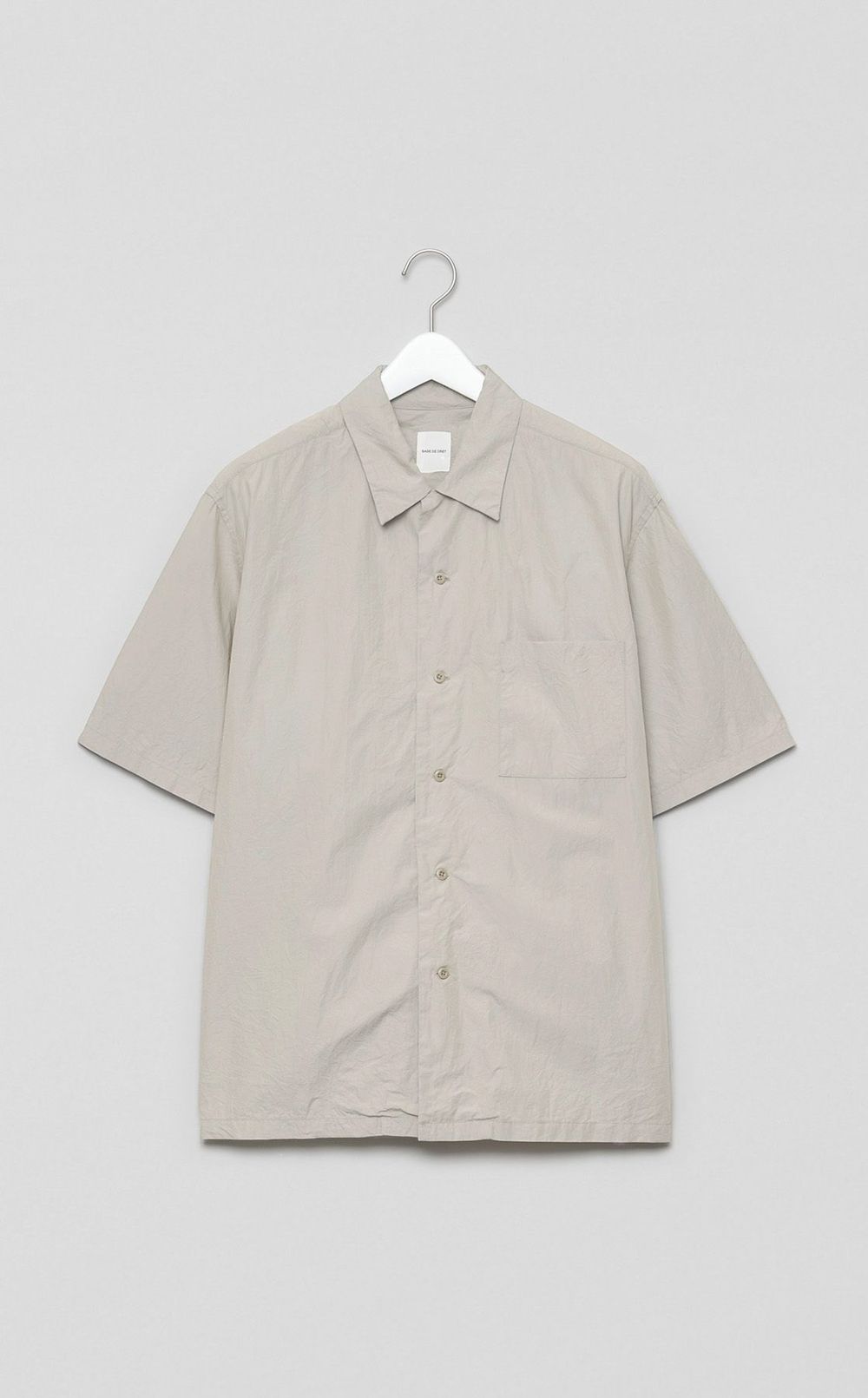 オープンカラーショートスリーブシャツ