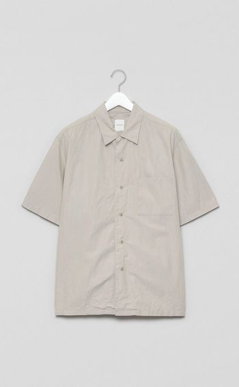 オープンカラーショートスリーブシャツ