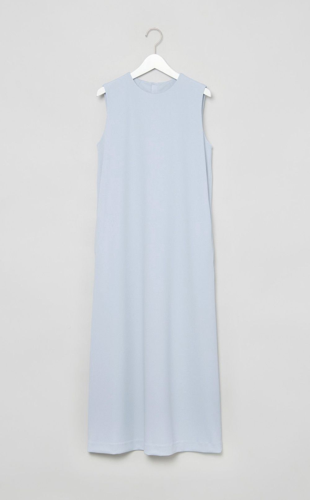 クルーネックストレートカットワンピース