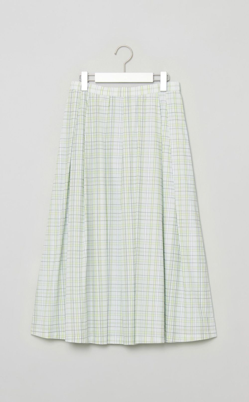 チェックタックスカート