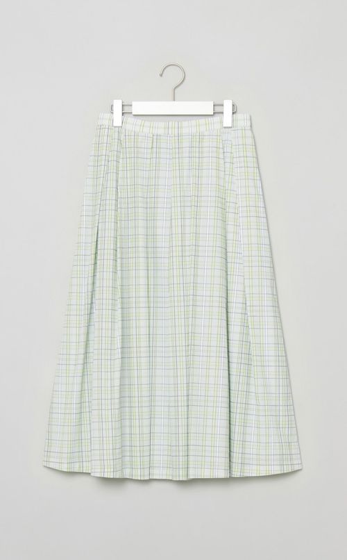 チェックタックスカート