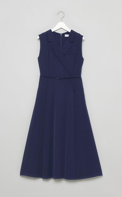 テーラードラペルフレアワンピース