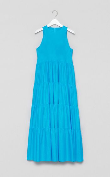 アメリカンスリーブマキシワンピース