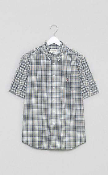 ショートスリーブチェックシャツ