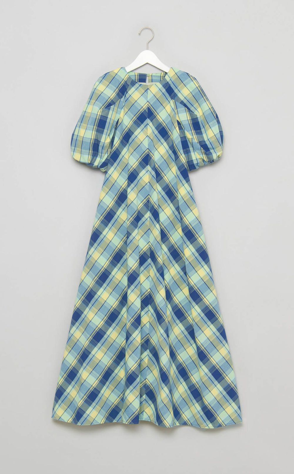 ボリュームスリーブサマードレス