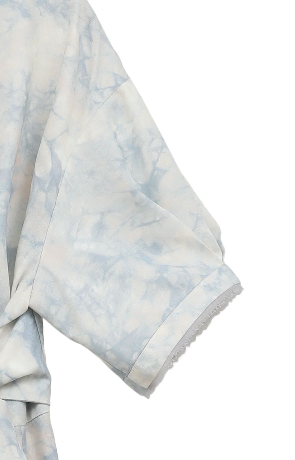 ウエストリボンプリントワンピース