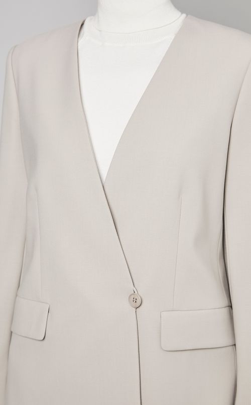 Vネックダブルブレストジャケット