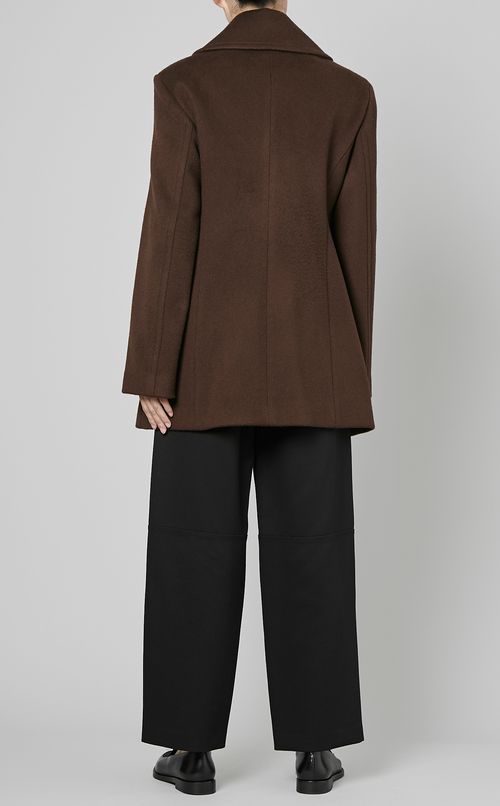 ウールダブルPコート