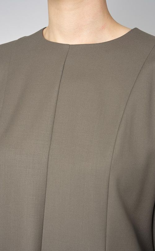 パネル切替プルオーバーブラウス