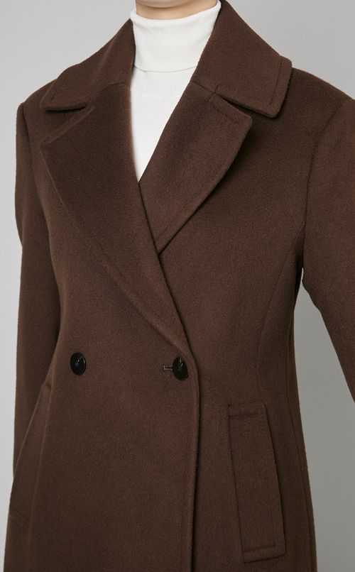 ウールダブルPコート