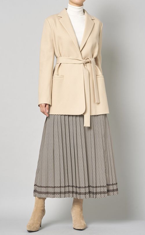 ウエストベルロングジャケット