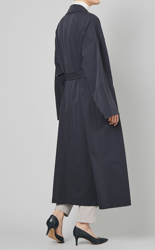 ストレッチボリュームロングコート