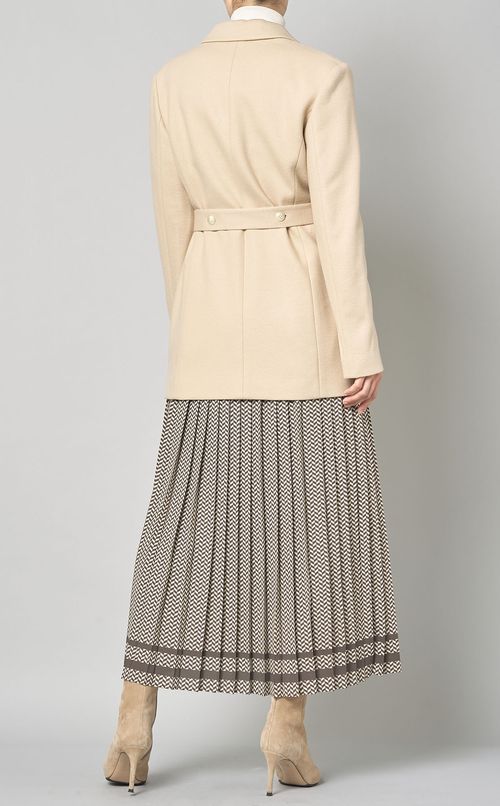 ウエストベルロングジャケット