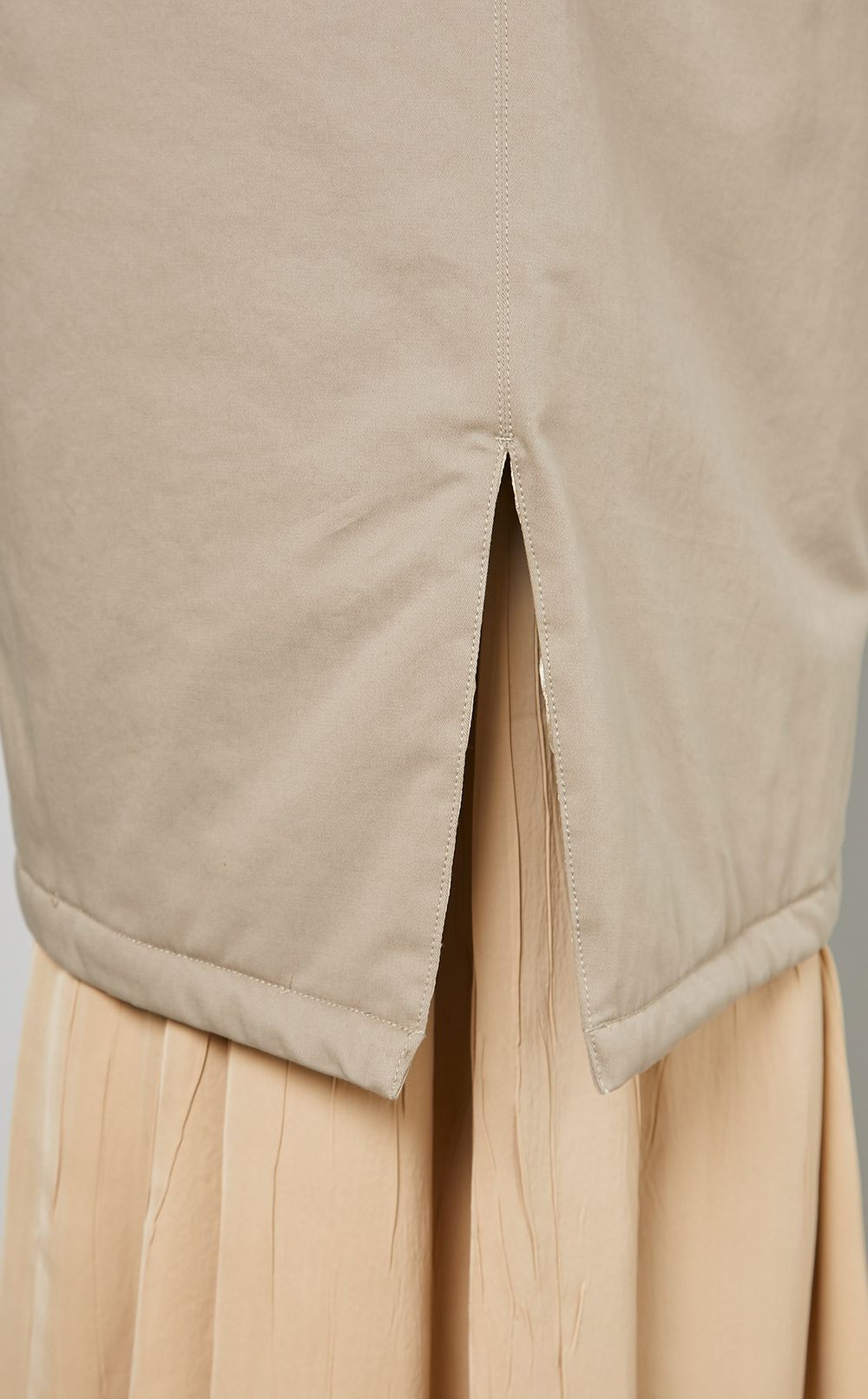 コットンツイルミリタリーコート