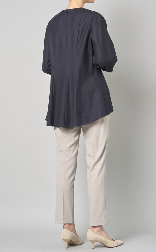 パネル切替プルオーバーブラウス