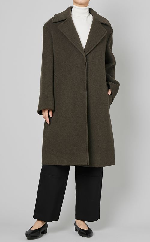 コットンウールリラックスフィットパンツ