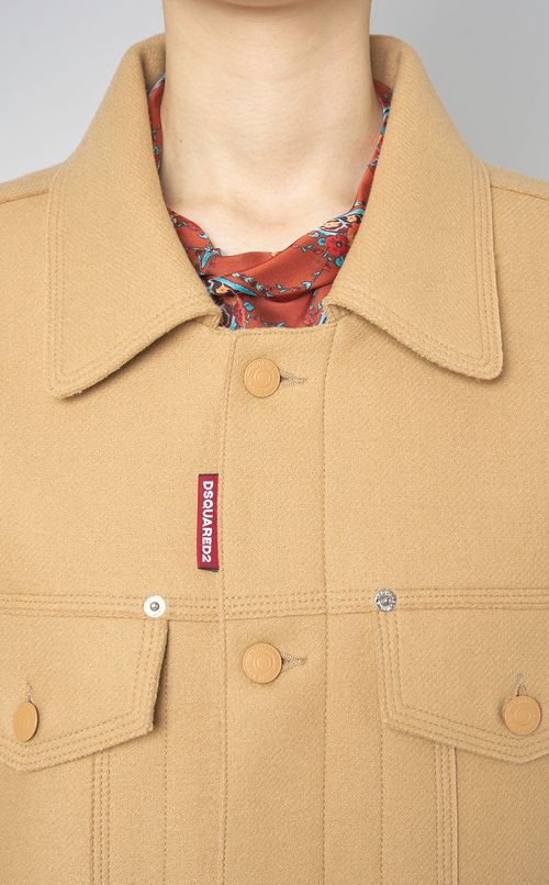 フェルトウールブルゾンジャケット