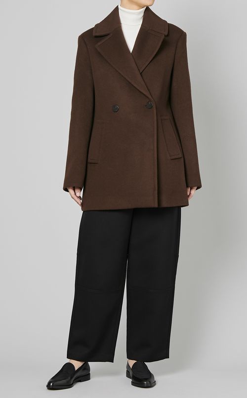 コットンウールリラックスフィットパンツ