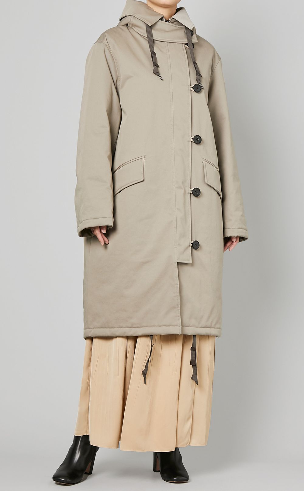 コットンツイルミリタリーコート