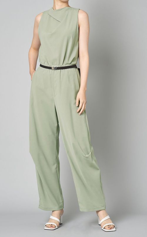 ホルターネックアシンメトリートップス