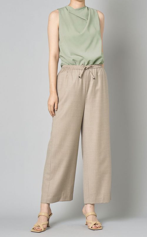 ホルターネックアシンメトリートップス