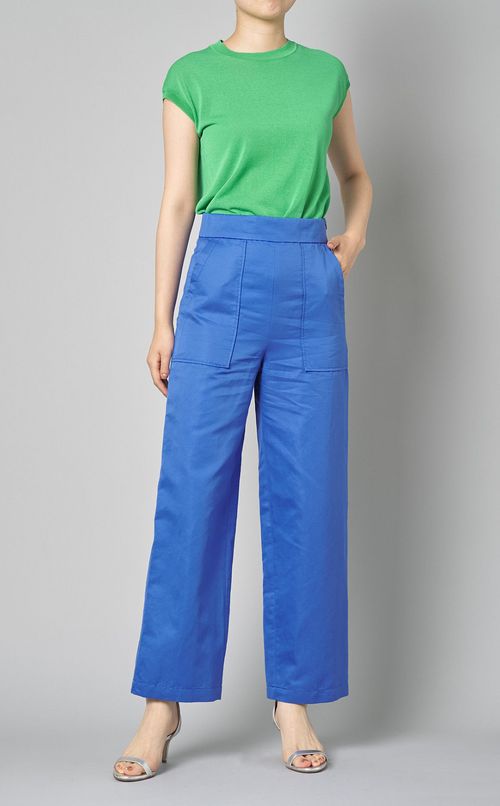 ノースリーブニットプルオーバー