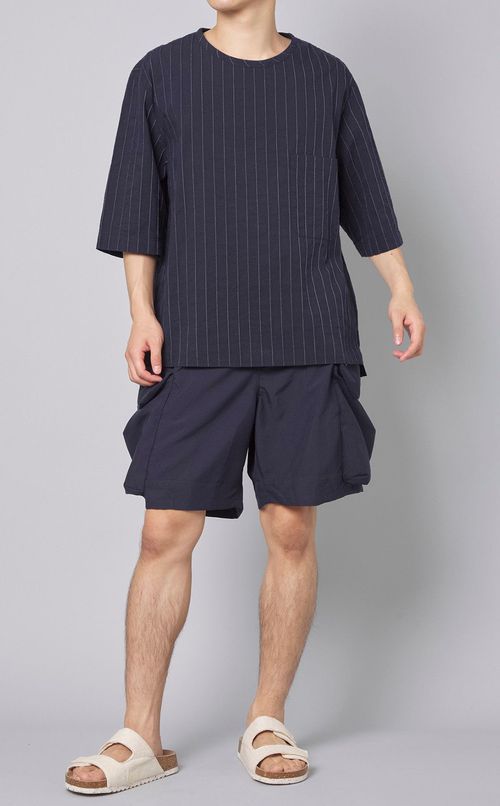 ストライププルオーバー