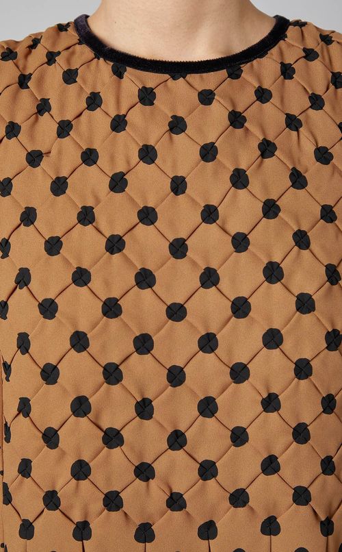 ミックスドットプリントワンピース