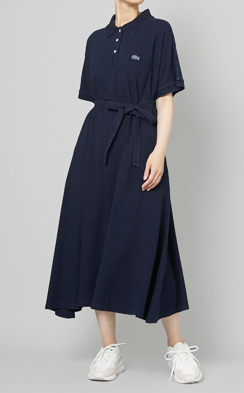 スキッパーポロシャツワンピース