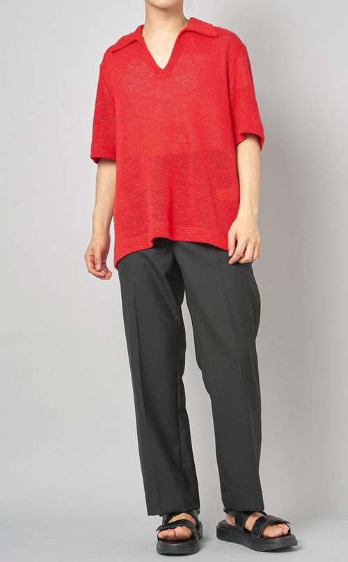 リネンスキッパープルオーバーシャツ