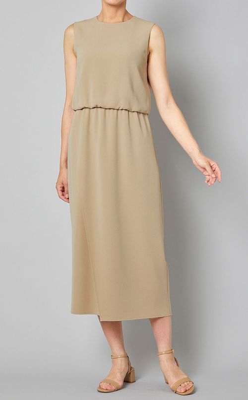 ノースリーブレイヤードワンピース