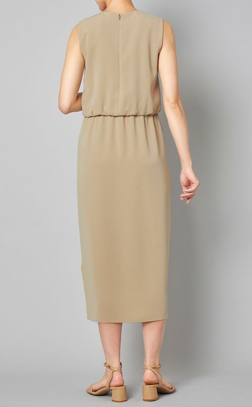 ノースリーブレイヤードワンピース